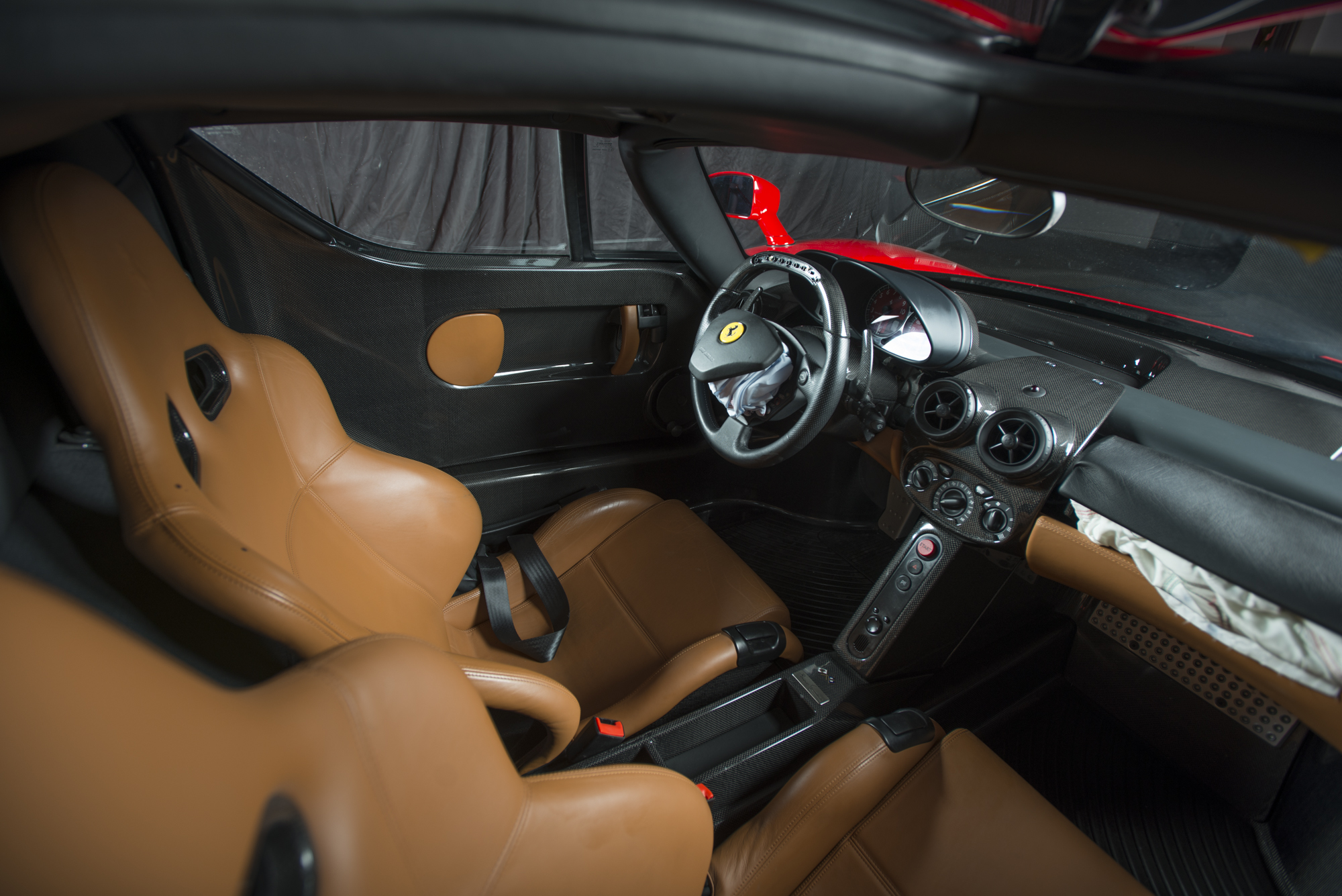 Ferrari Enzo interior crashed