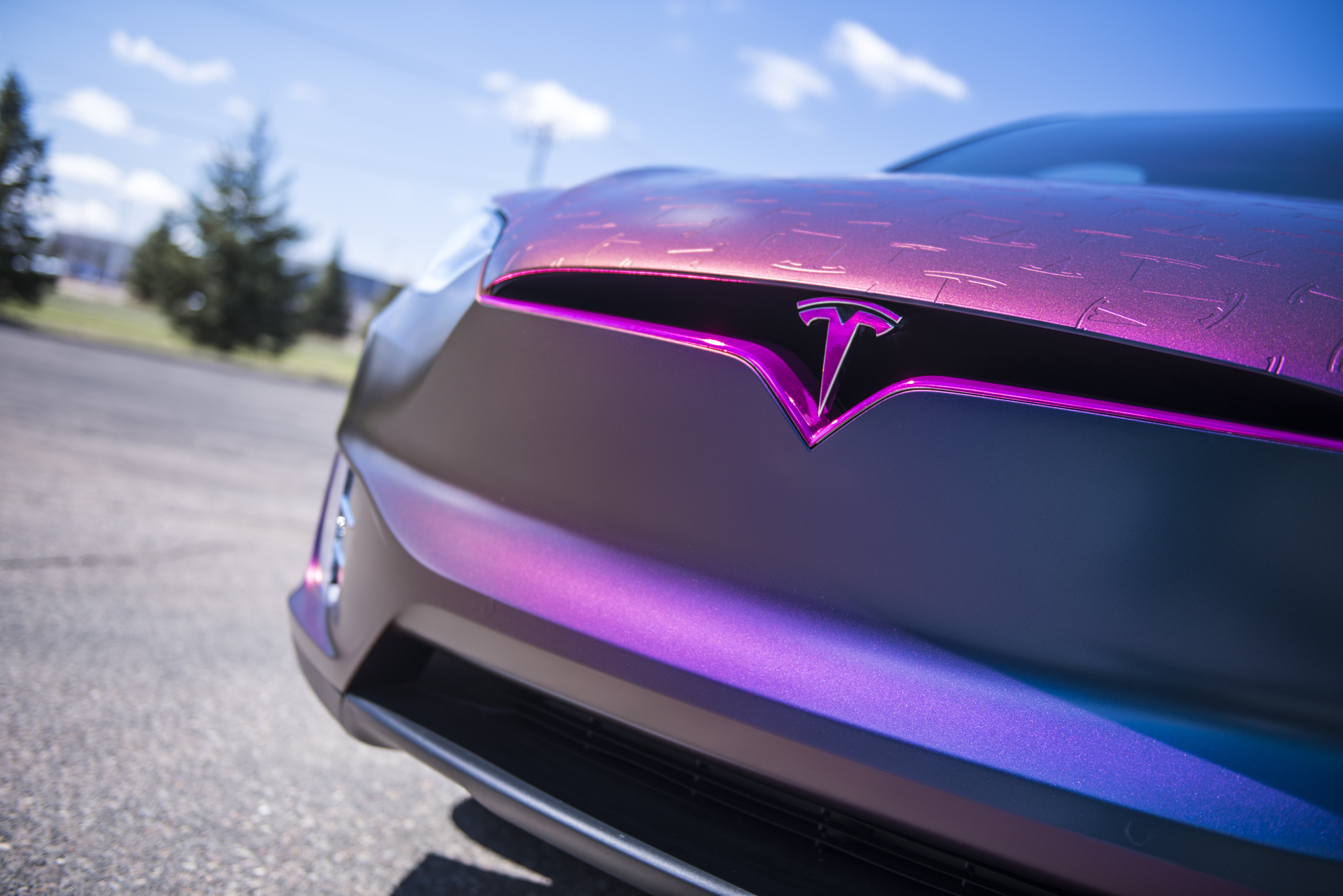 Tesla Model X Custom Vinyl Wrap